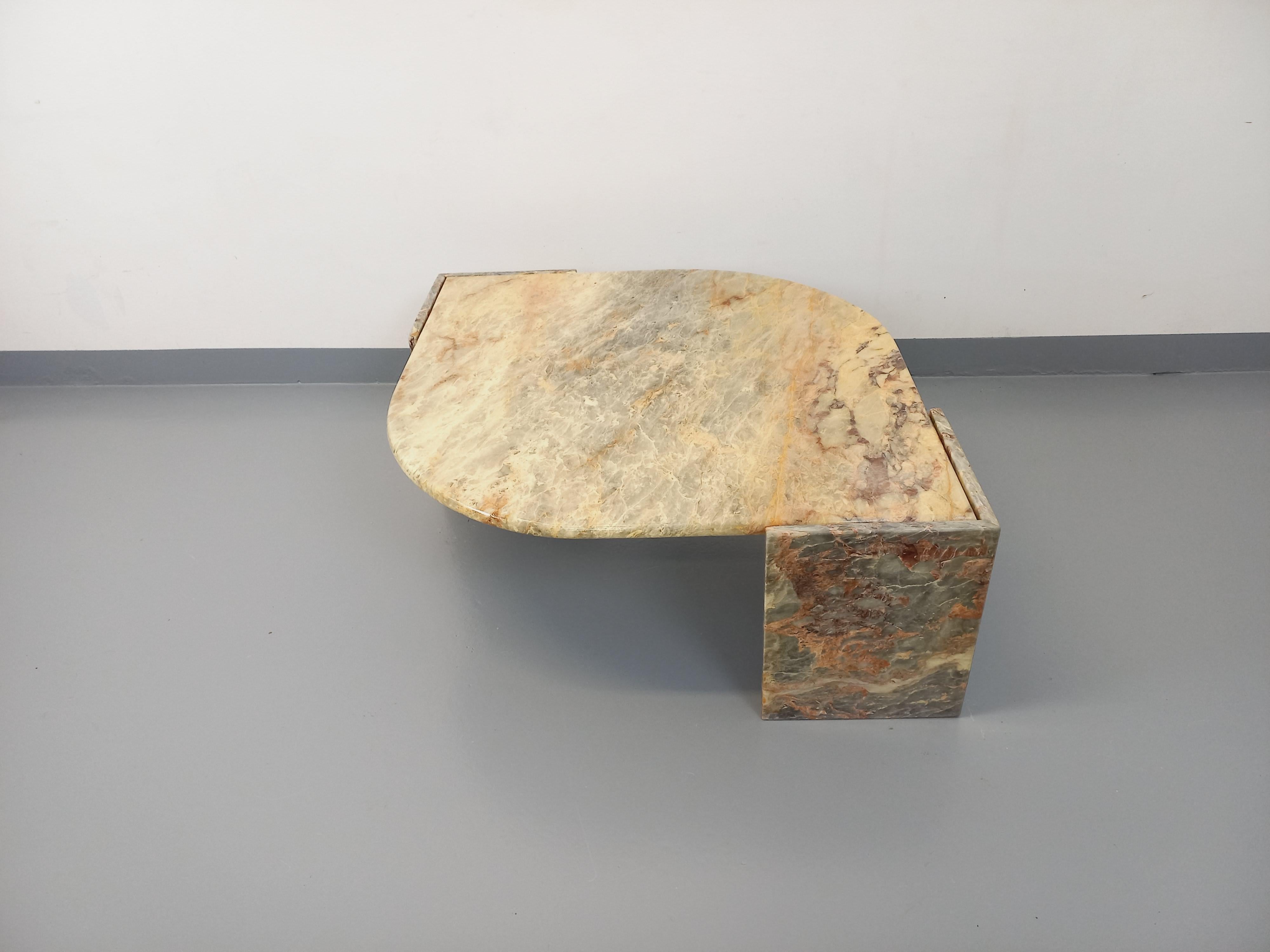 Luxury marble coffee table