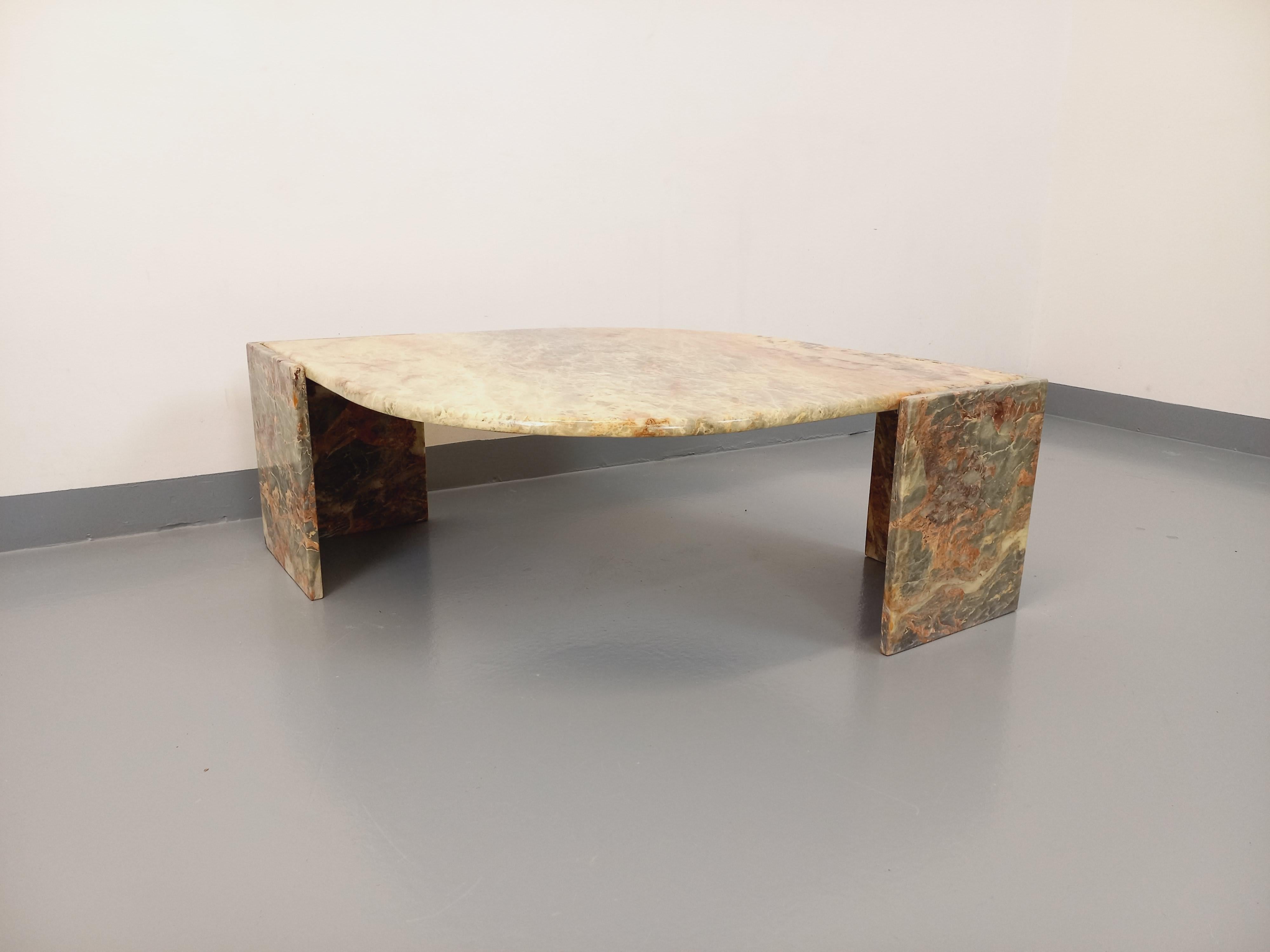 Luxury marble coffee table