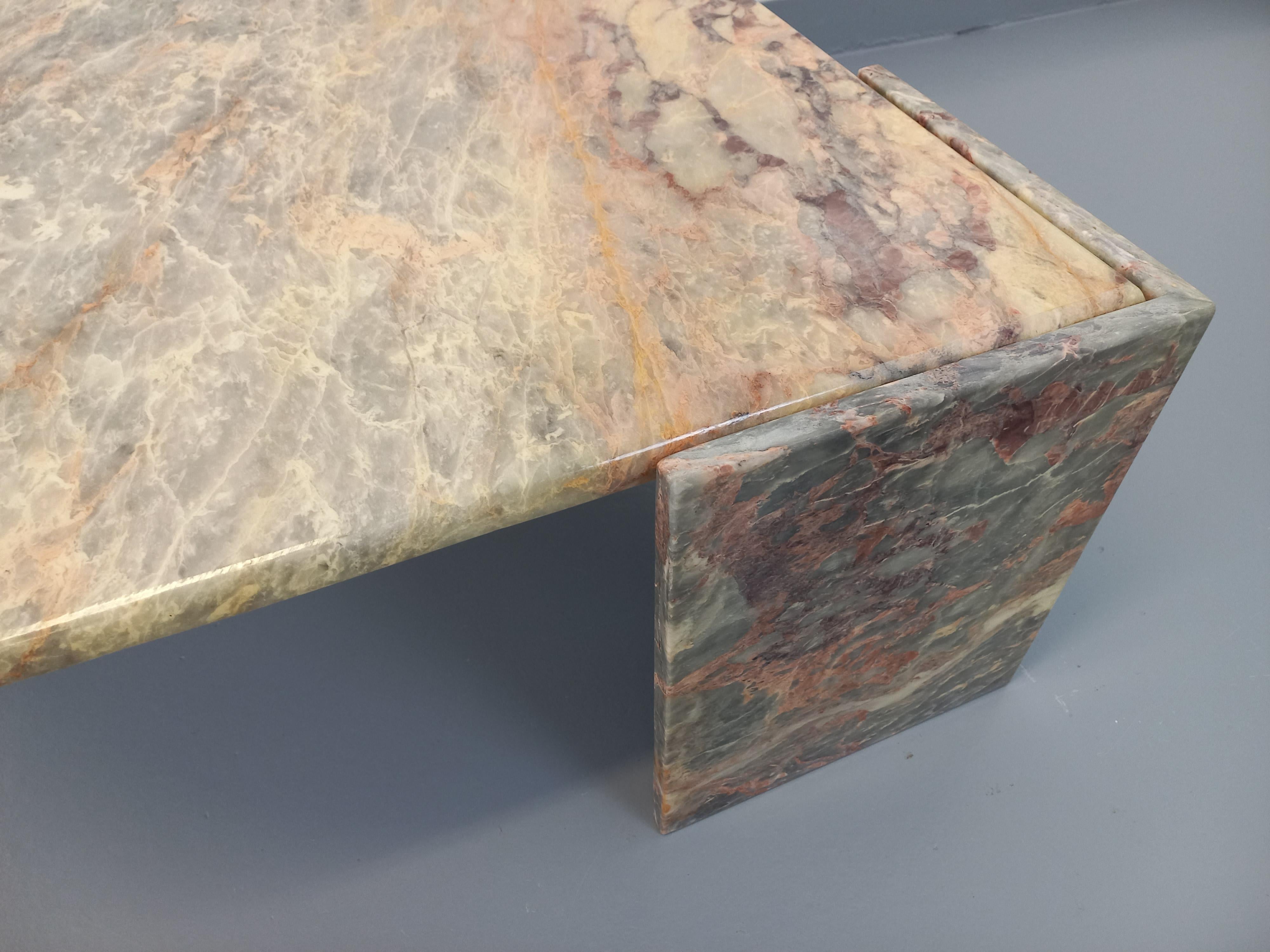 Luxury marble coffee table