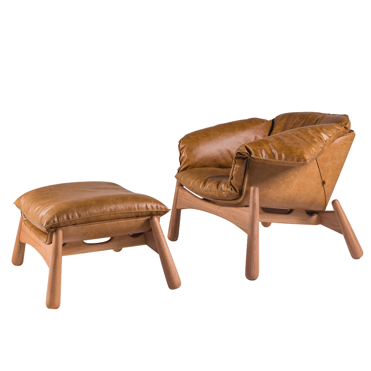 Atum Armchair with footrest
