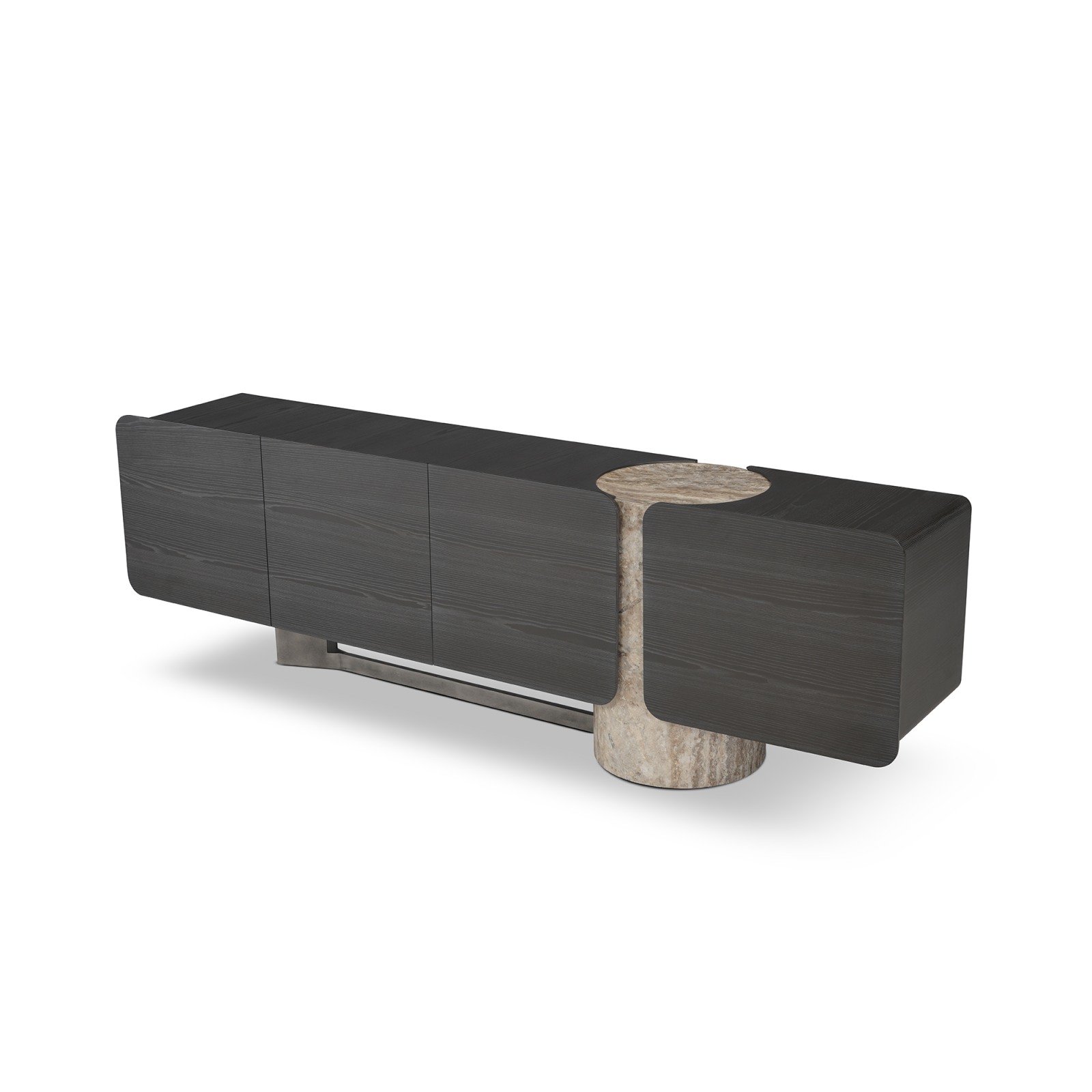 Stone Pillar tv unit