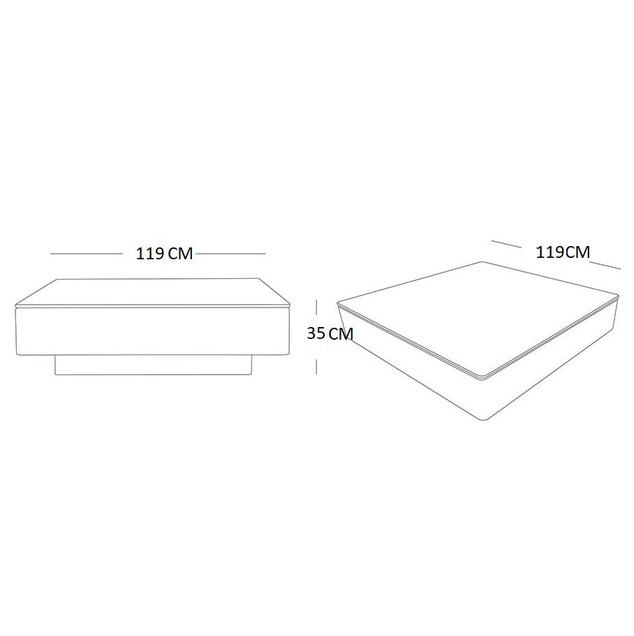 Luxurious design coffee table