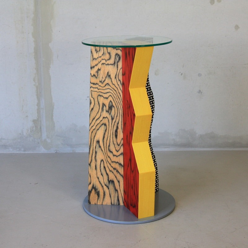 Ivory wooden side table