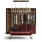 Velour Crown Bench