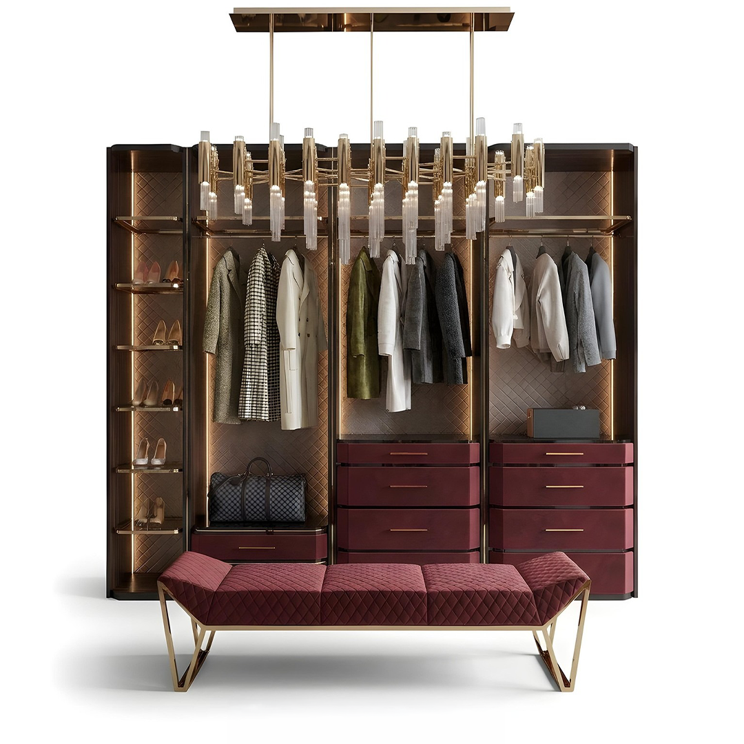 Velour Crown Bench