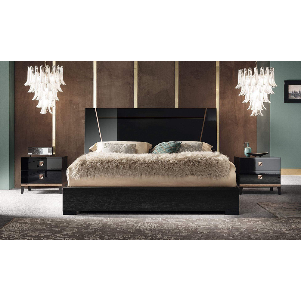 Mont Noir High Gloss Bedroom Set