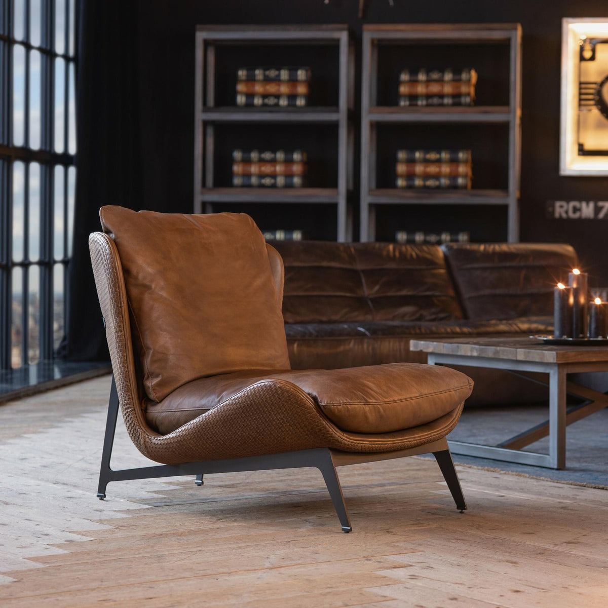Modernist Leather Chair