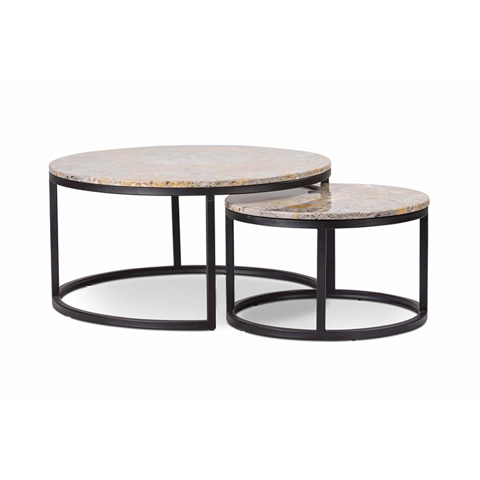 Sleek Karl Steel Coffee Table
