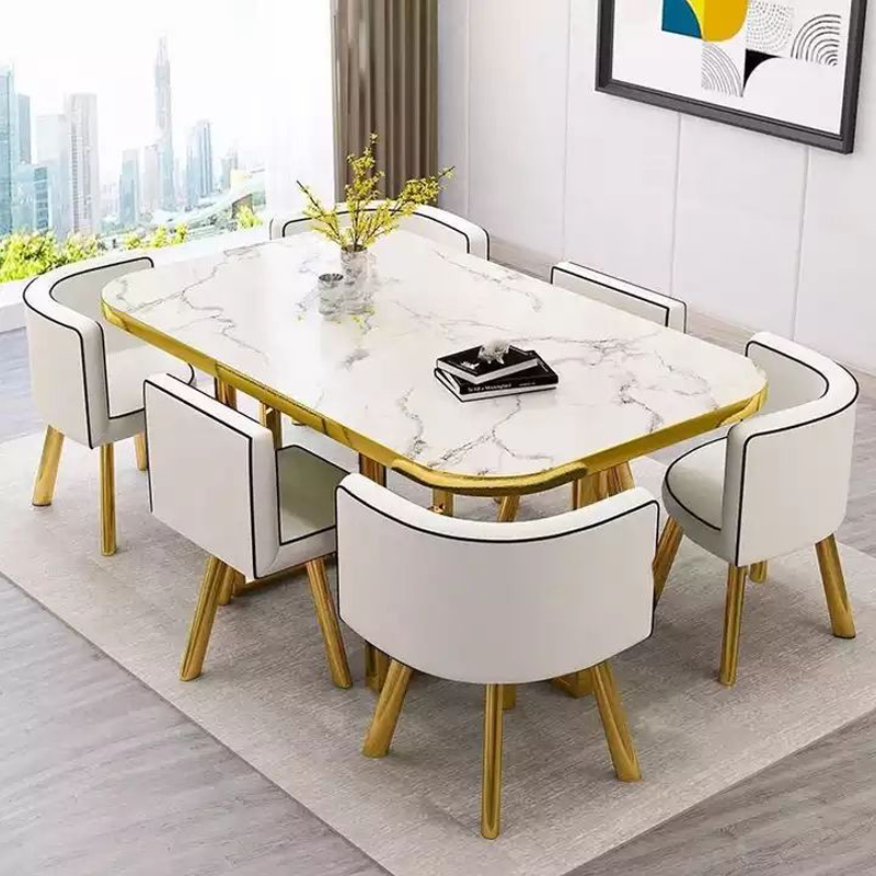 Chic Six-Seater Dining Table