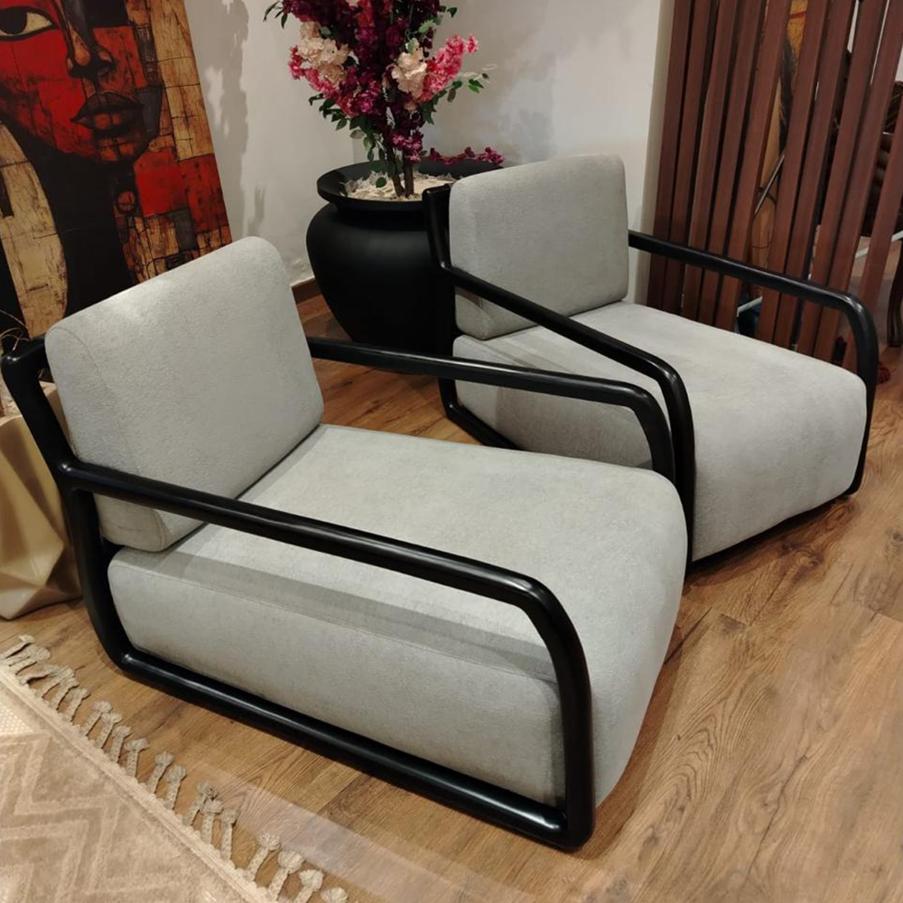 Modern lounge chair featuring