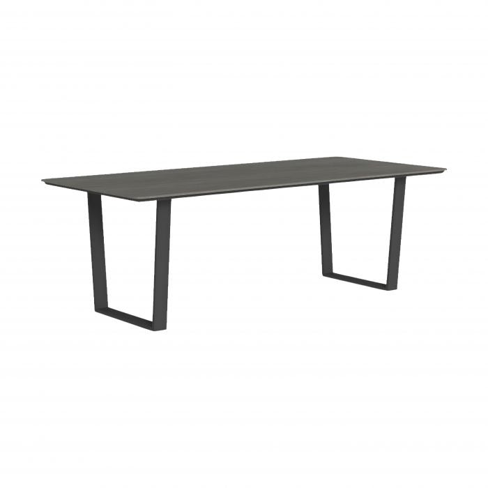 gray outdoor dining table