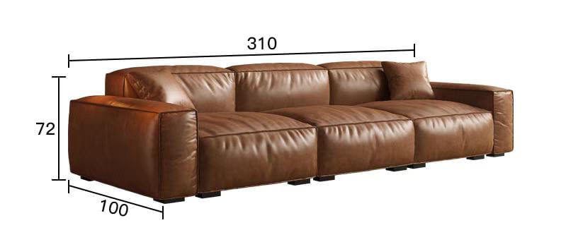 Rencontre moi armchair leather brown