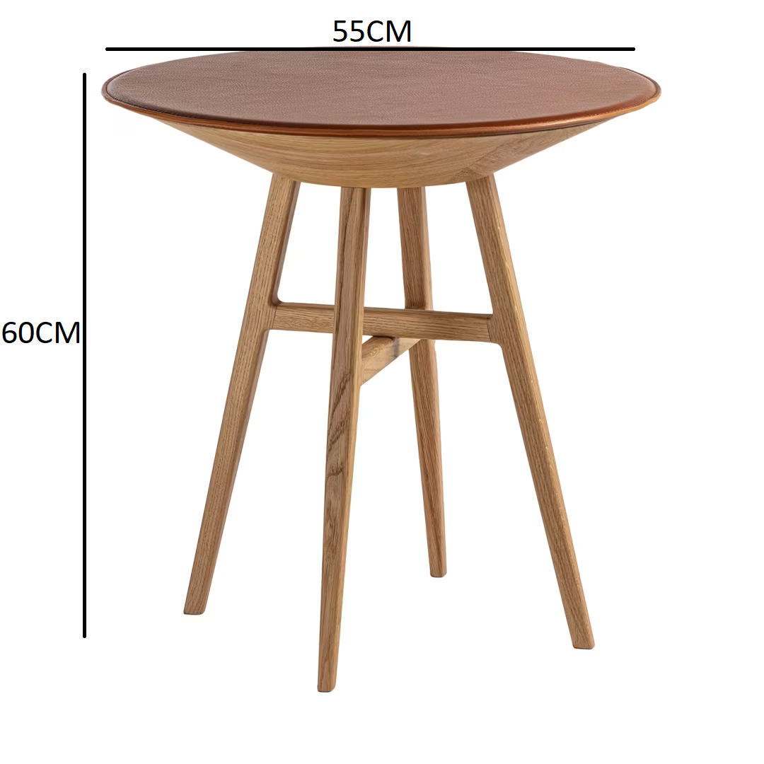 Joker round brown round table