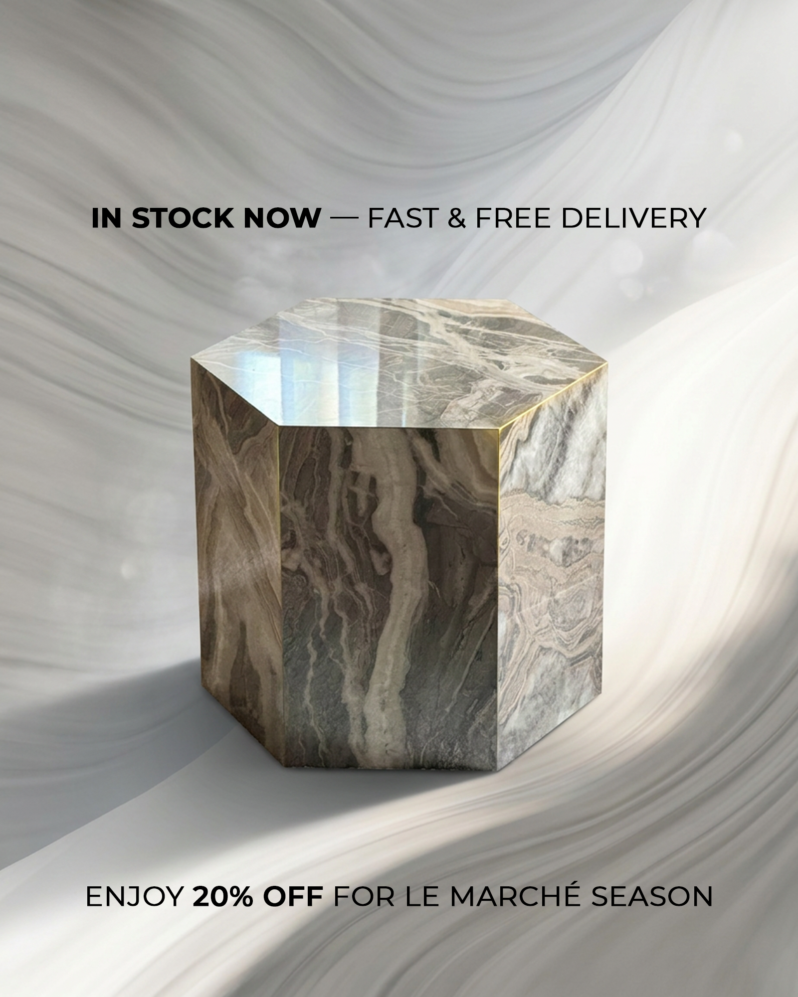 distinctive marble table