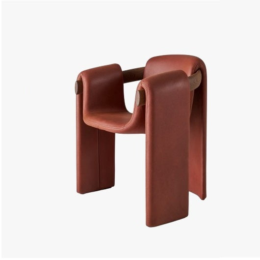 A chair with a unique design