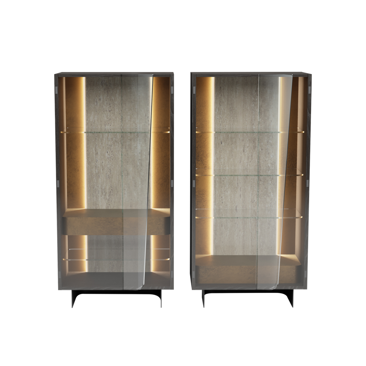 Illuminated Elegance Display Unit