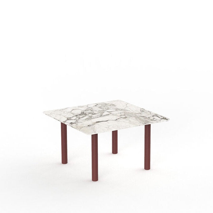 Panama Red Metallic Outdoor Coffee Tables