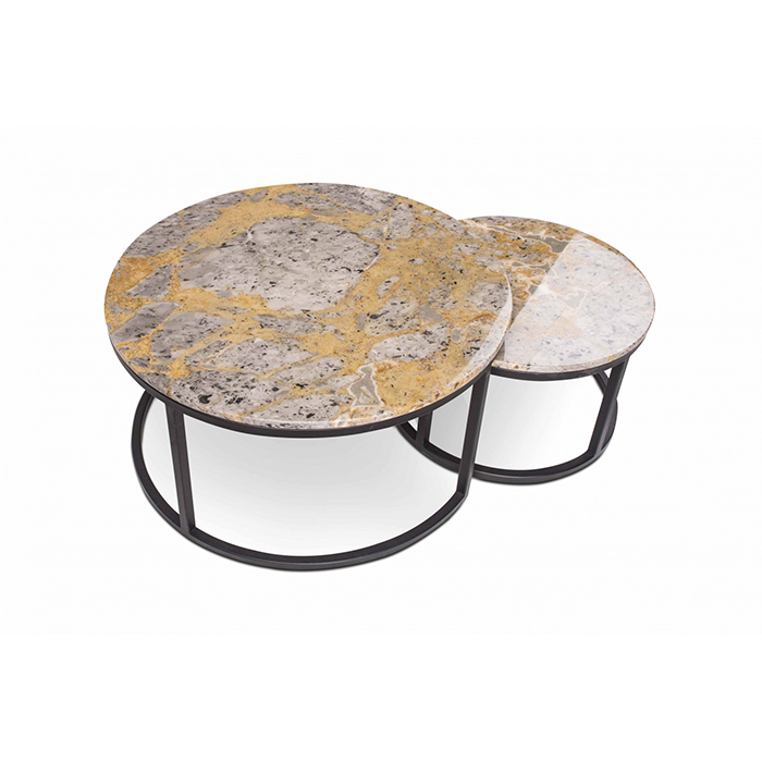 Sleek Karl Steel Coffee Table
