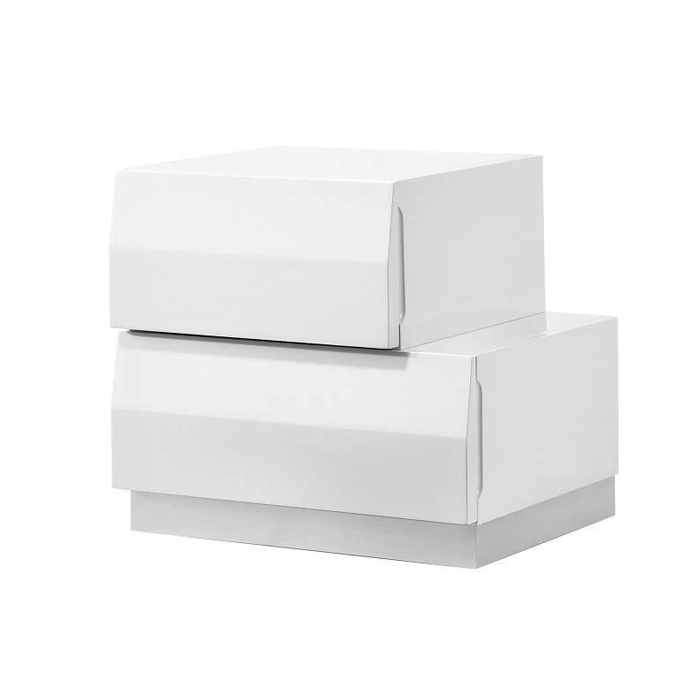 Milano White Bedroom Set