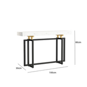 Black And White Elegant Console
