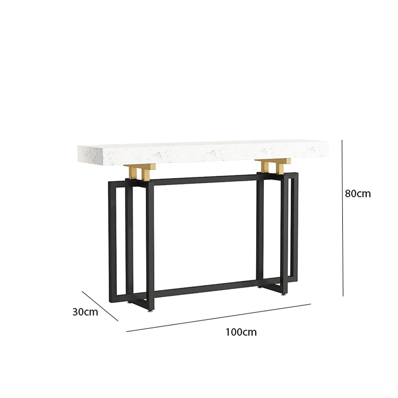 Black And White Elegant Console