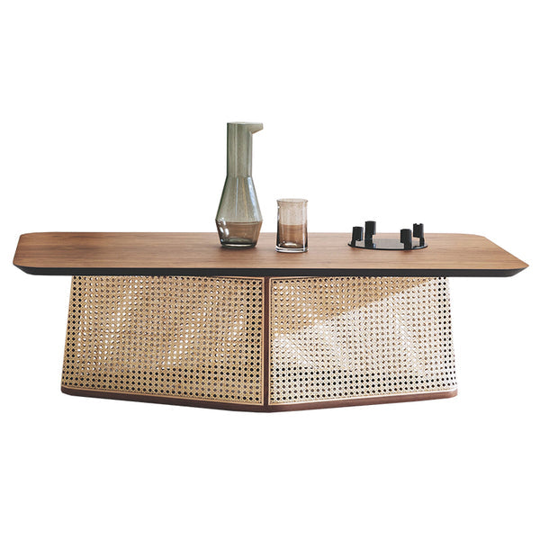 luxurious rattan table set