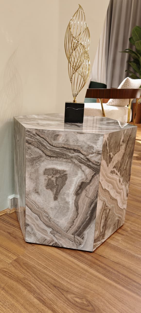 distinctive marble table