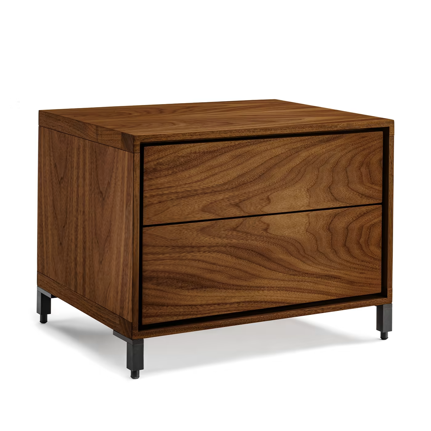 Rialto night fly walnut nightstand
