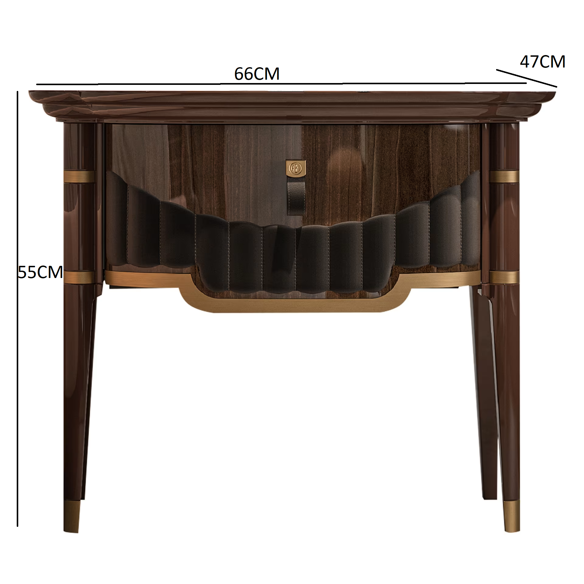 Fleming dark-brown nightstand