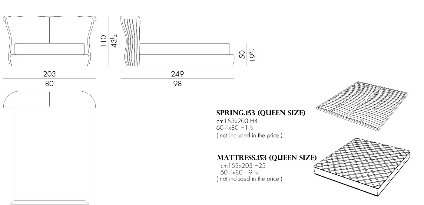 Cannes Prestige Bed