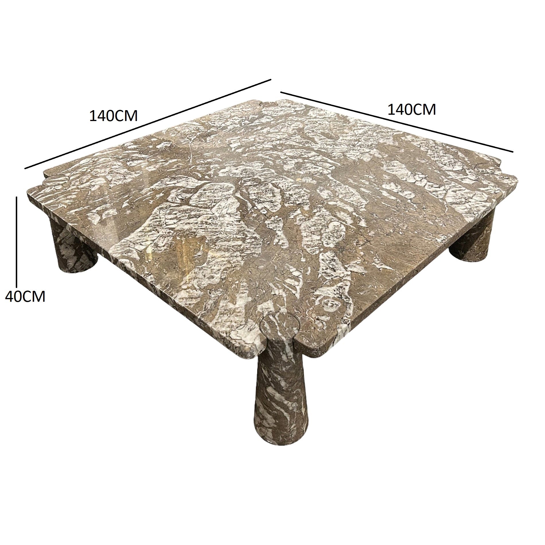 Marble coffee table