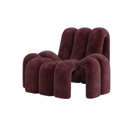 كرسي مخملي مريح