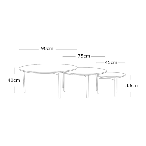 FlexiStyle Coffee Table Trio