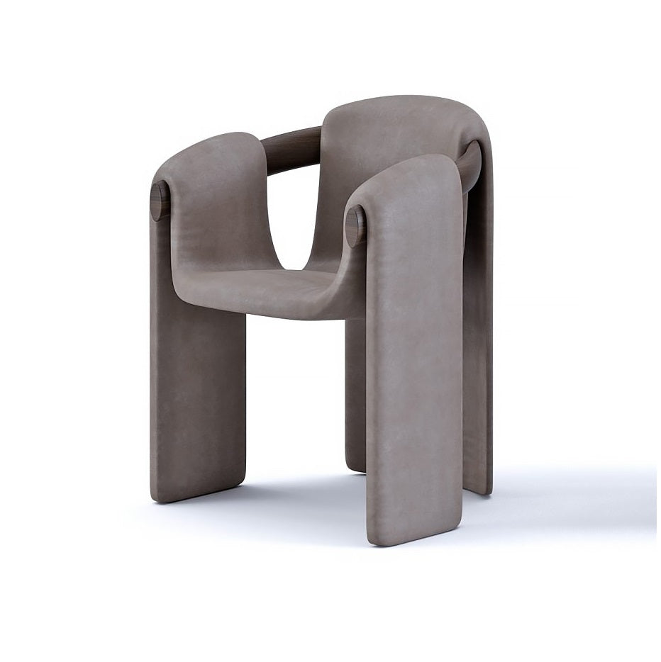 A chair with a unique design