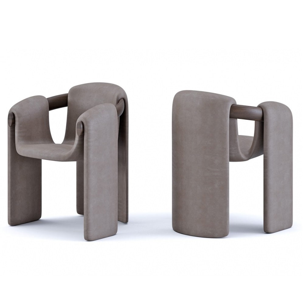 A chair with a unique design