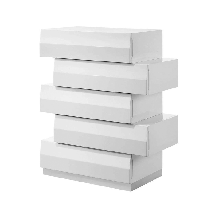 Milano White Bedroom Set