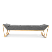 Velour Crown Bench