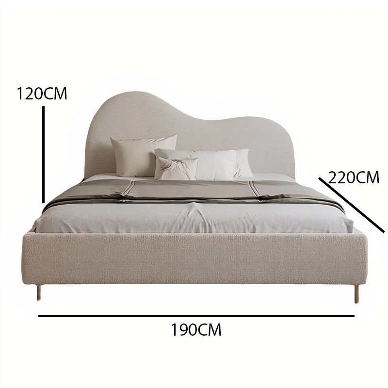 Cloud-shaped bed