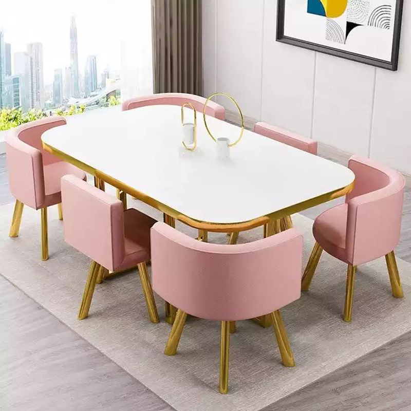 Chic Six-Seater Dining Table