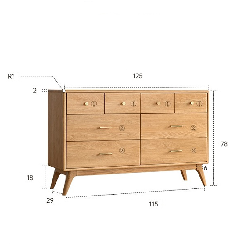 Modern chest of drawers