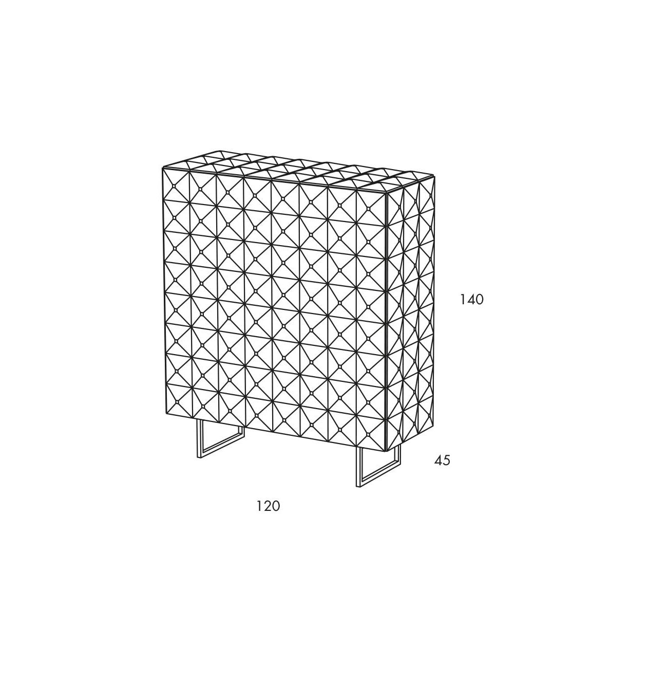 Buffet with a unique design