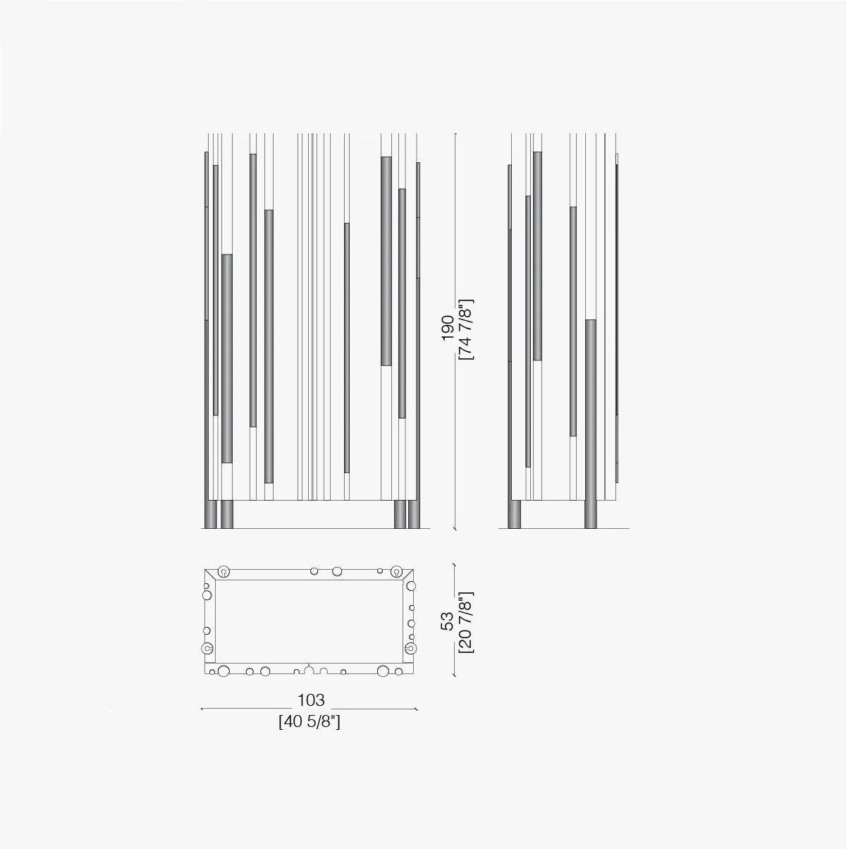 Luxury side storage compartment