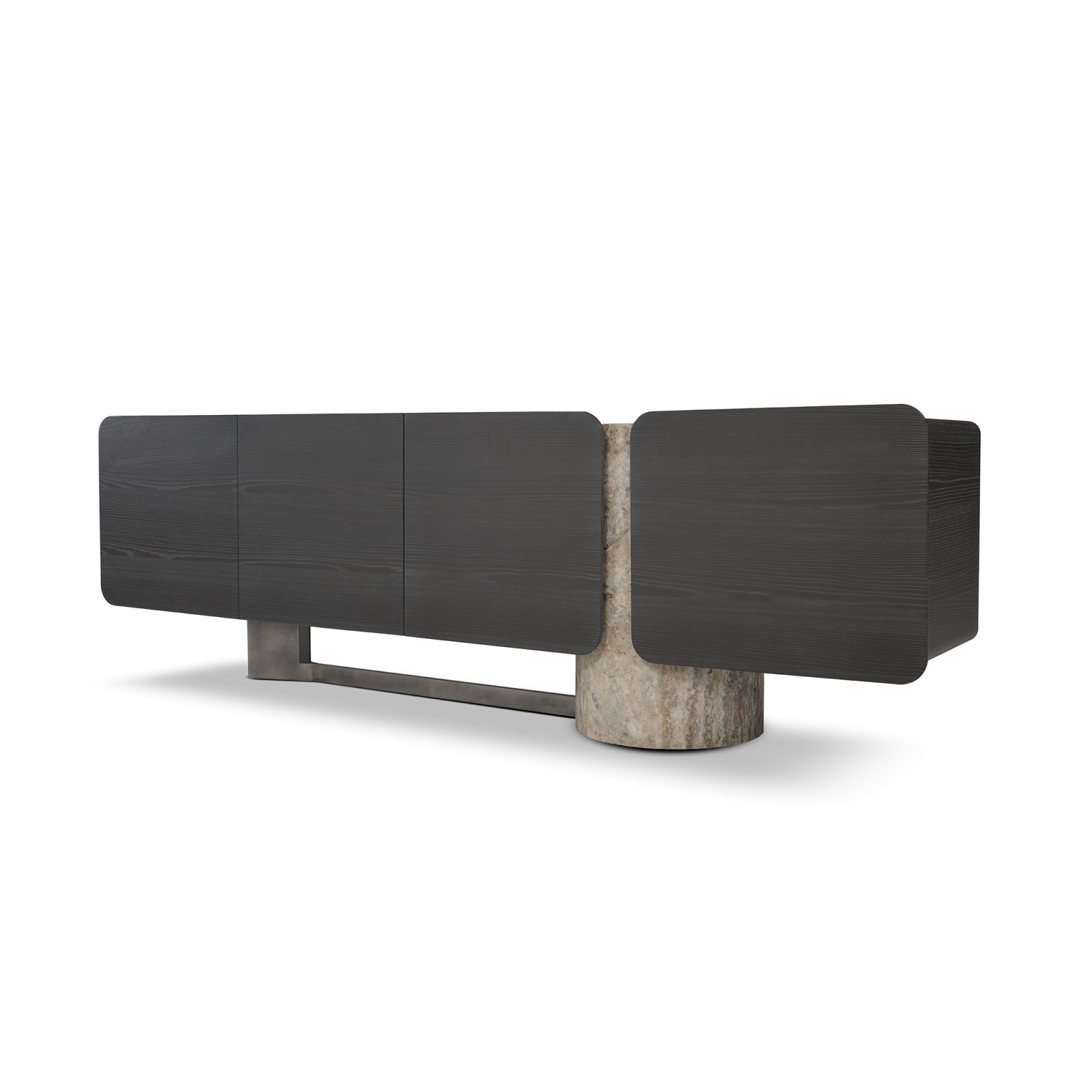 Stone Pillar tv unit