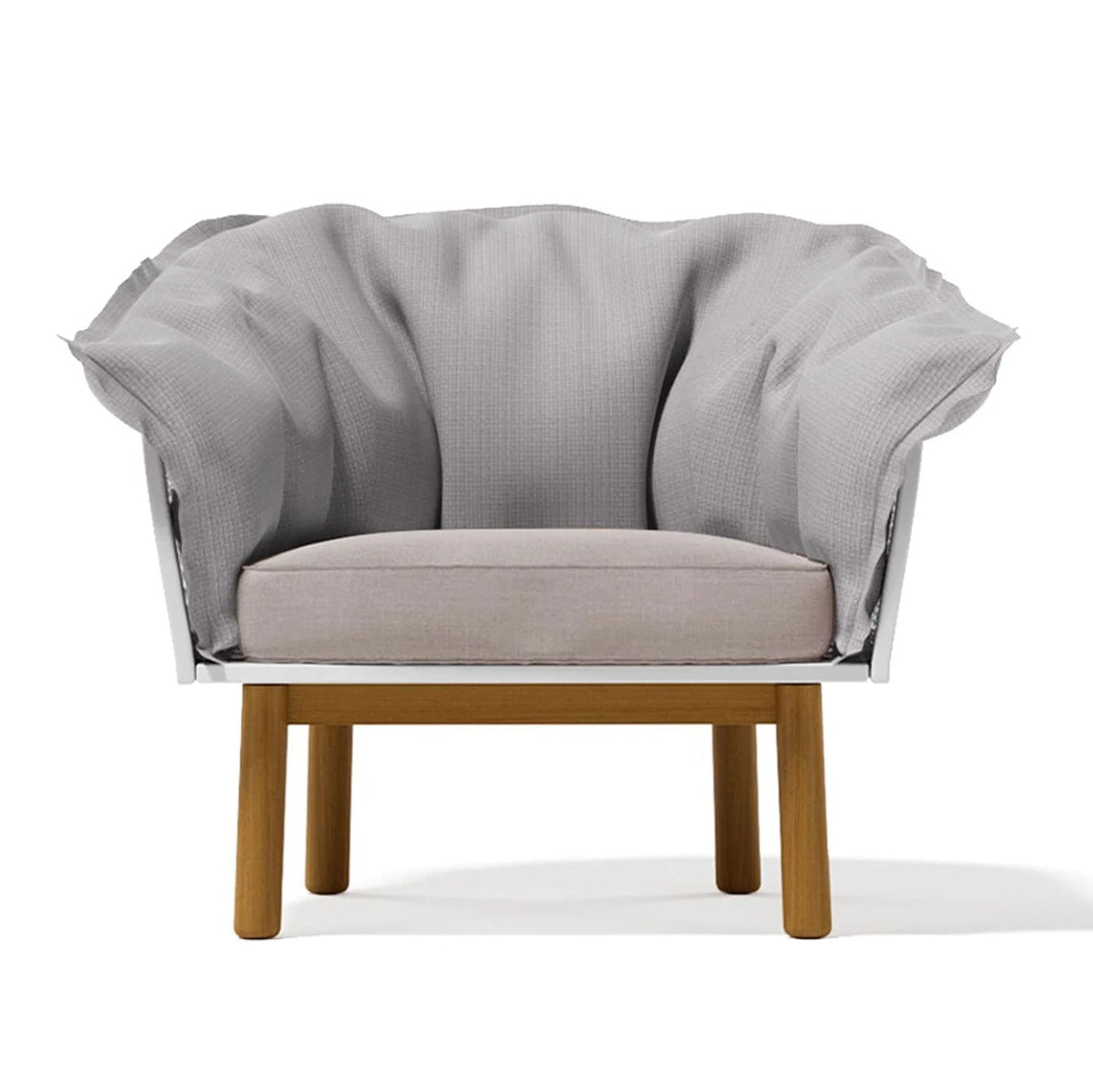 Outdoor armchairs with a distinctive design