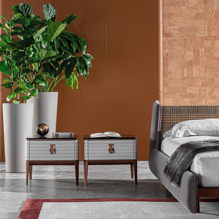 Levanzo gray nightstand