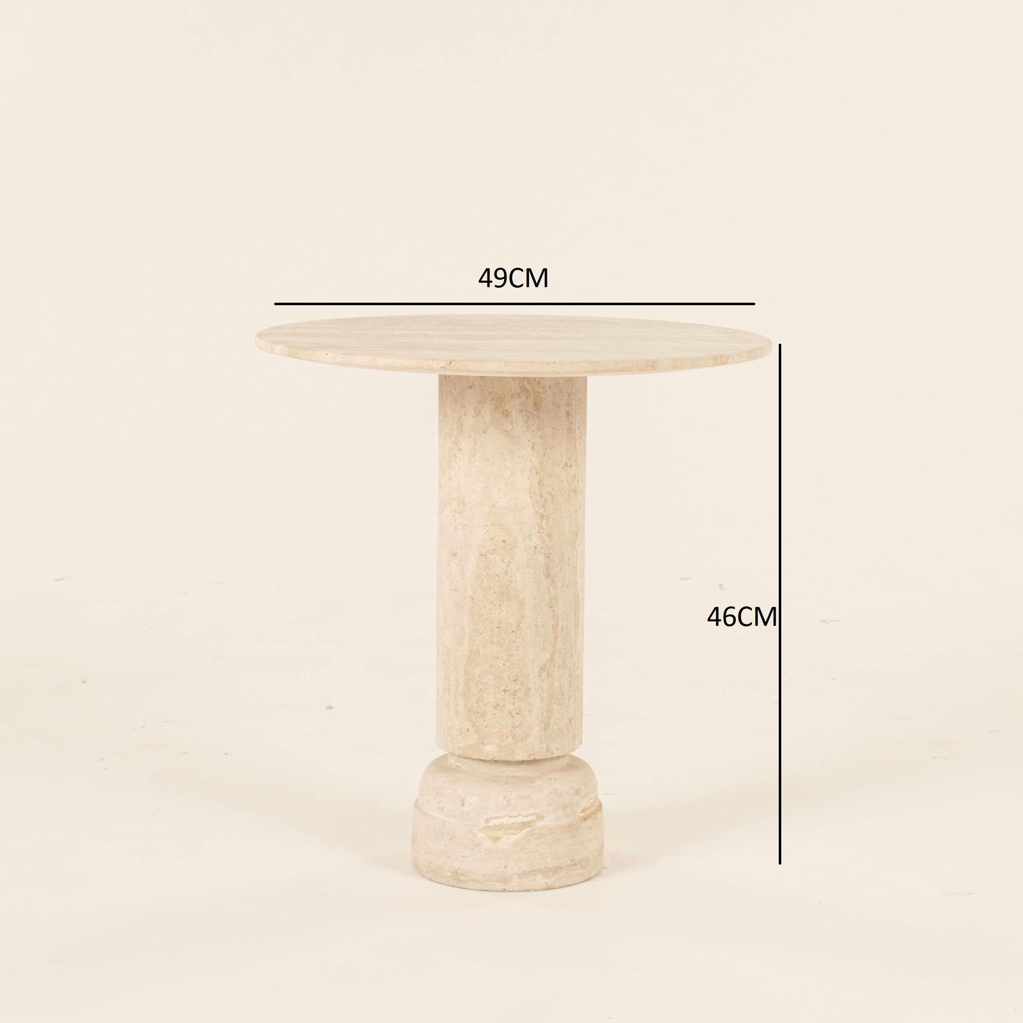 Marble side table