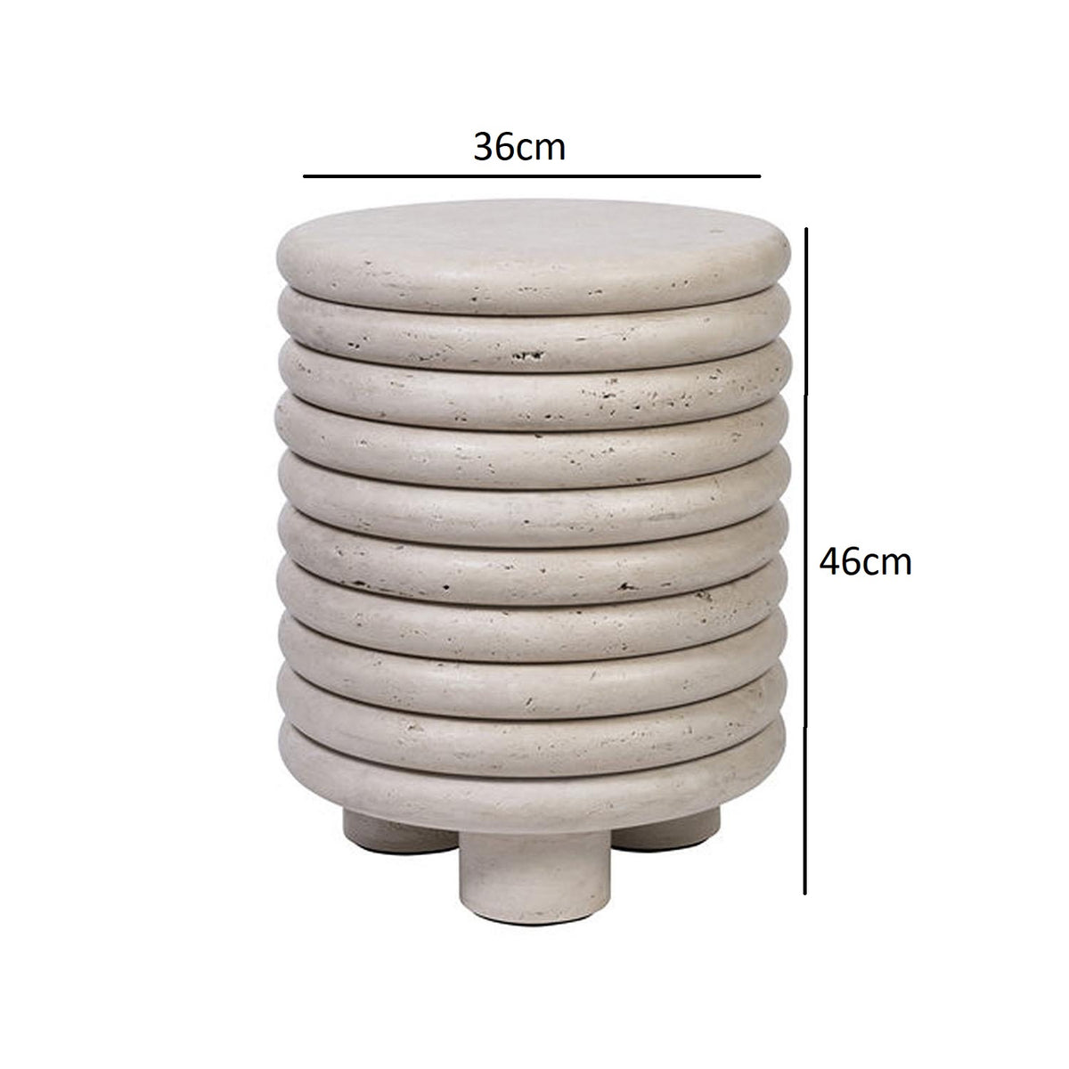 Contemporary circular table
