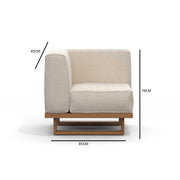 single sofa with armrest