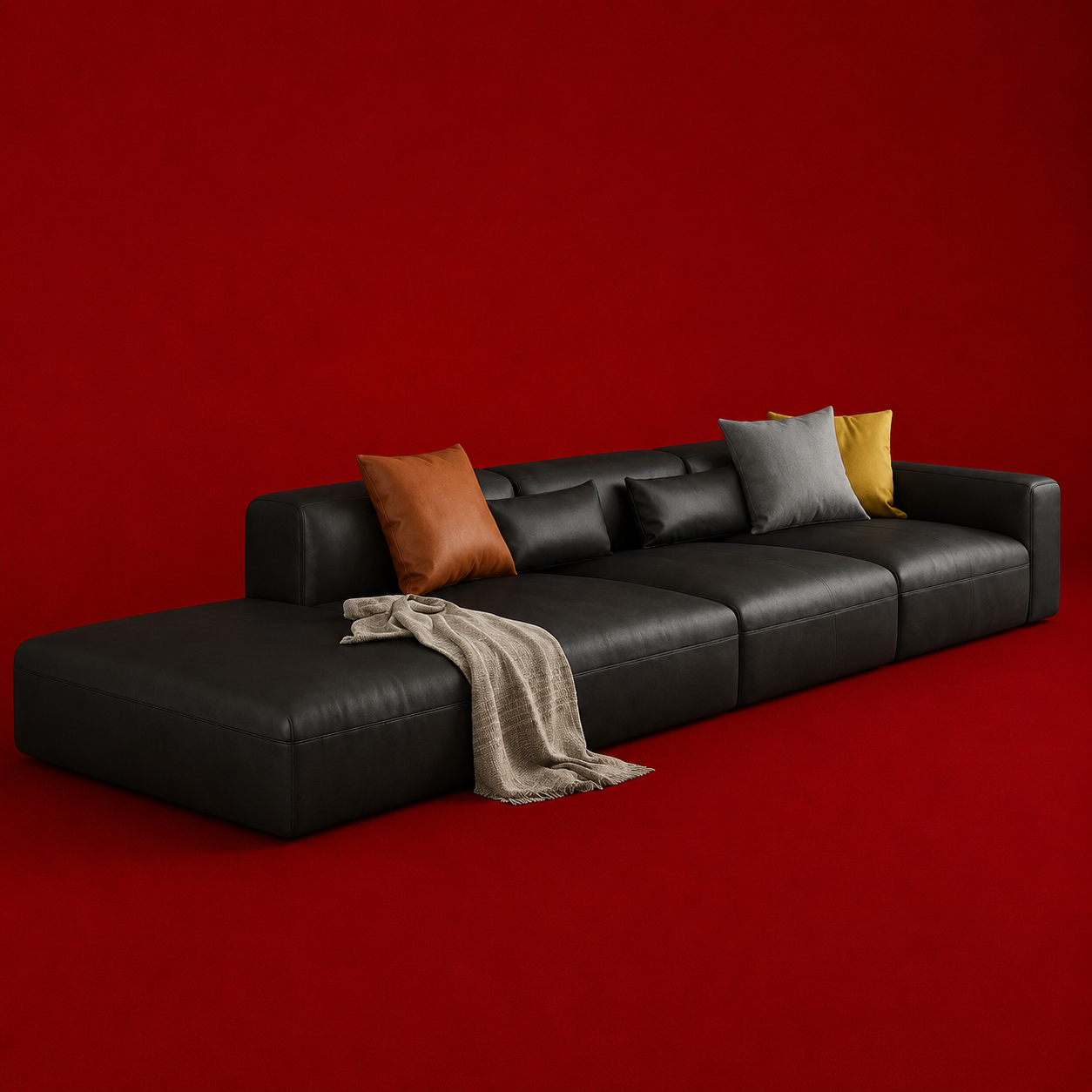 luxury leather sofa