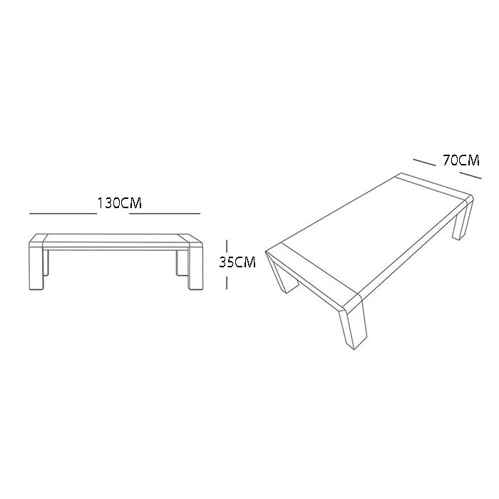 Minimalist Modern Coffee Table